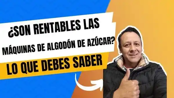 ¿Son rentables las máquinas de algodón de azúcar?