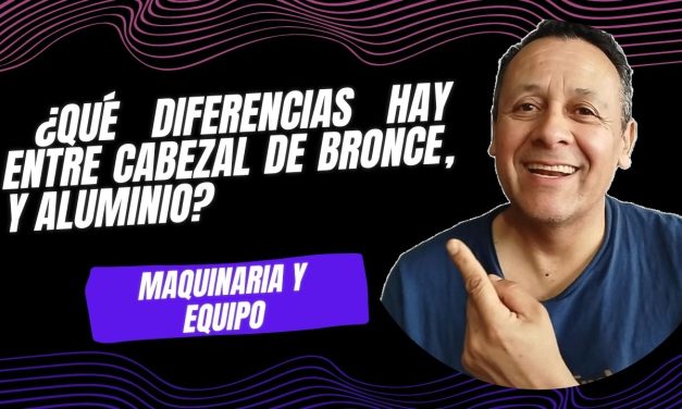 ¿Qué diferencias hay entre cabezal de bronce y aluminio?