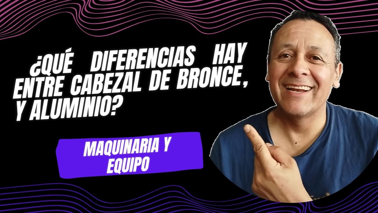 ¿Qué diferencias hay entre cabezal de bronce y aluminio?