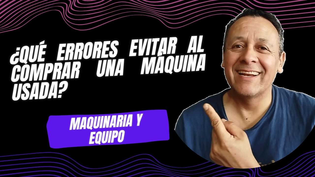 ¿Qué errores evitar al comprar una máquina algodonera usada?