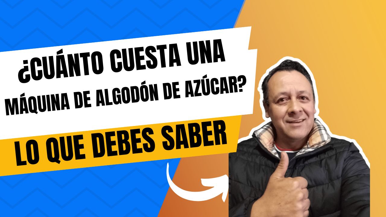 ¿Cuánto cuesta una máquina de algodón de azúcar?