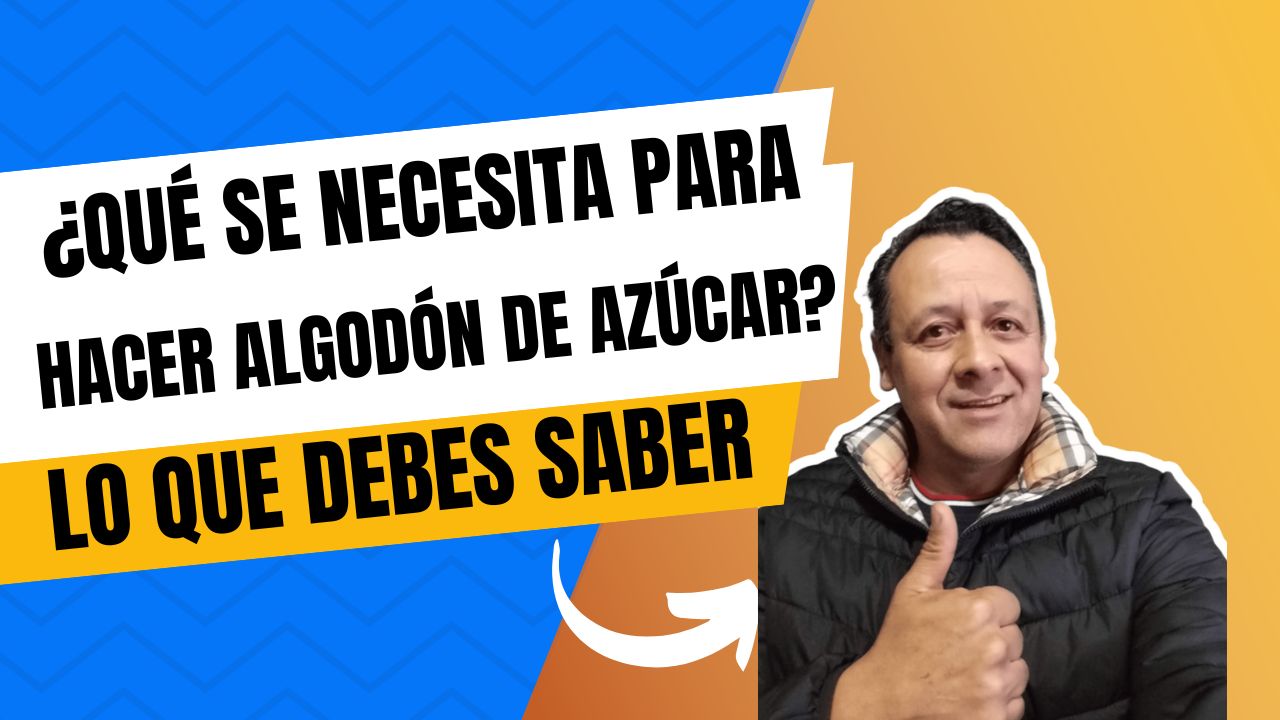 ¿Qué se necesita para hacer algodón de azúcar?