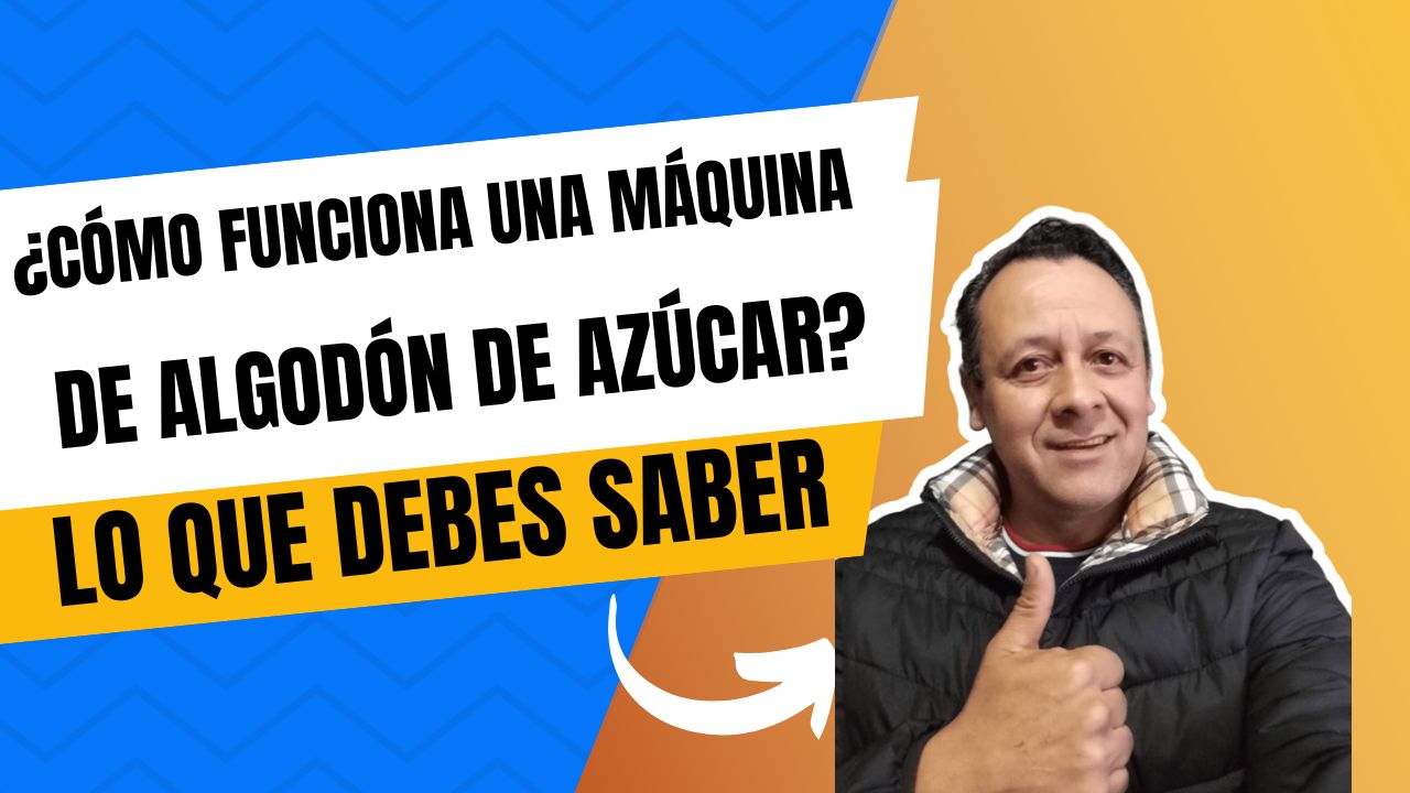 ¿Cómo funciona una máquina de algodón de azúcar?
