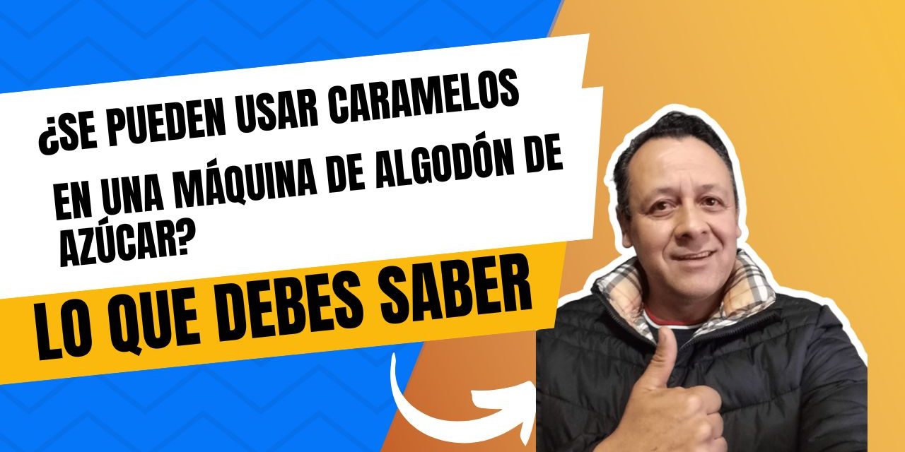 ¿Se pueden usar caramelos duros en una máquina de algodón de azúcar?