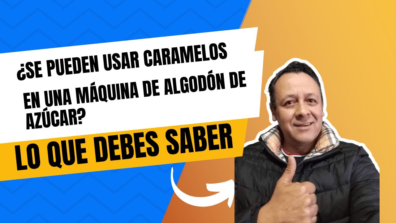 ¿Se pueden usar caramelos duros en una máquina de algodón de azúcar?